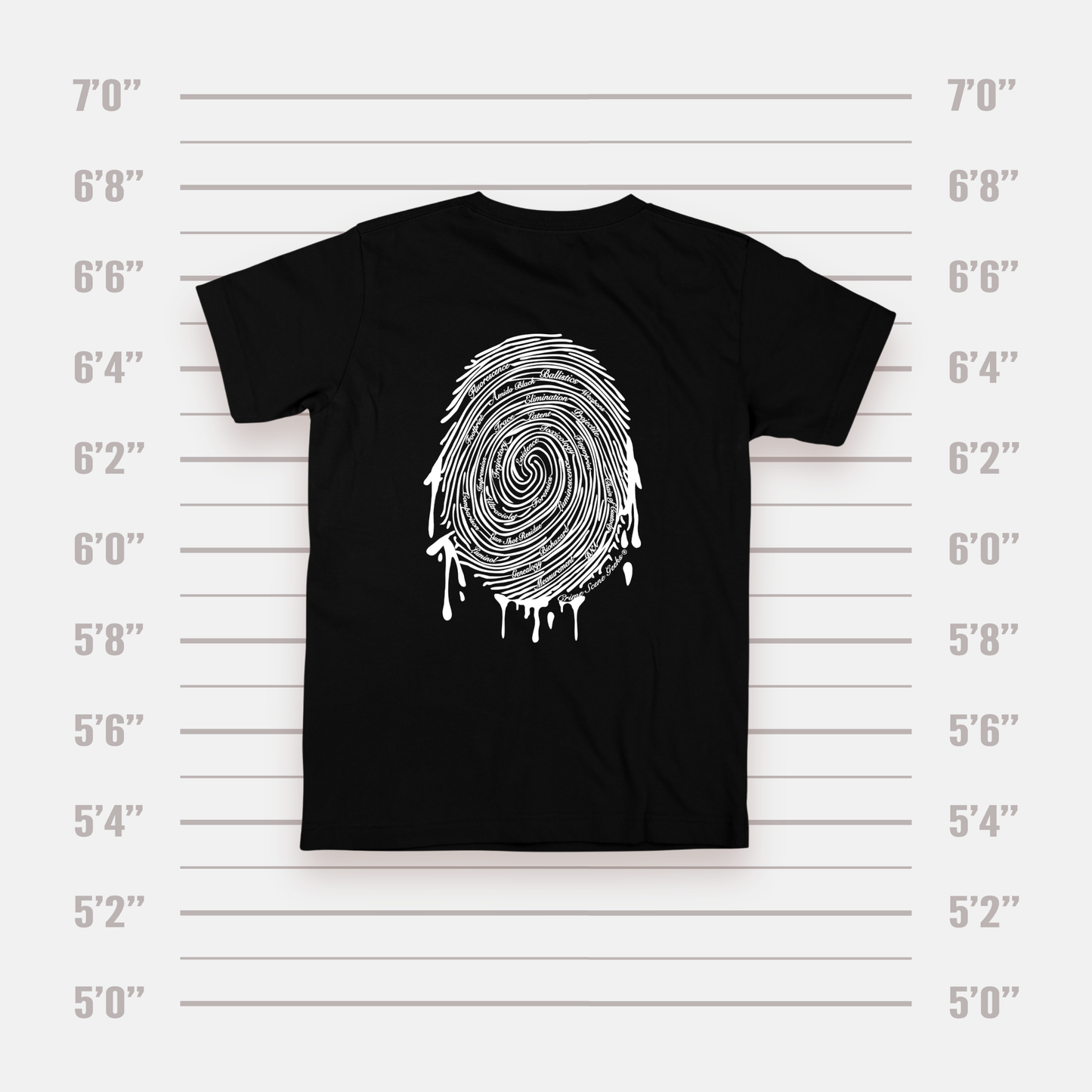 Black Fingerprint Shirt