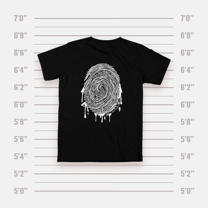 Black Fingerprint Shirt
