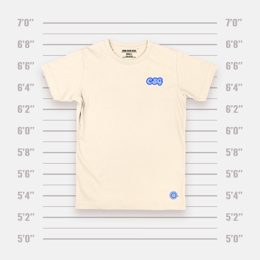 White/Blue Fingerprint Shirt